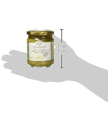 Buy 2 Pieces of Authentic Pistachio Pesto Pasta Sauce - 55% Bronte Pistachios (2 x 190g) - Premium Italian Flavor - Buy Online on GoSupps.com