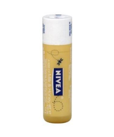 Nivea Lip Care A Kiss Of Milk & Honey .17 oz. (Pack of 6)