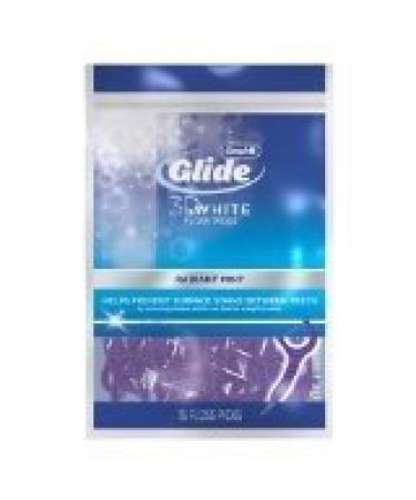 Oral-B Glide 3D White Floss Picks Radiant Mint, 75CT (Pack of 6)