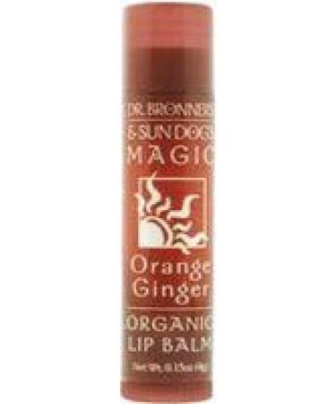 Dr. Bronner's Sun Dog's Organic Lip Balm Orange Ginger -- 0.15 oz
