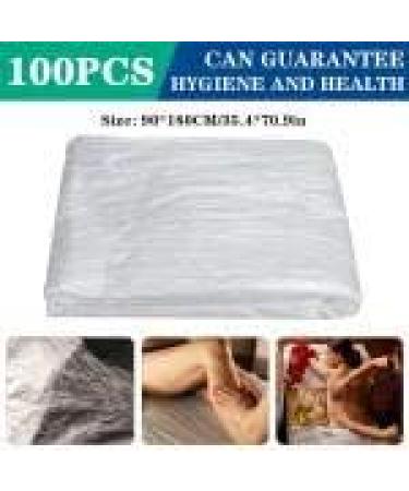 100 Pcs Disposable Waterproof Bedspread Cover for SPA Massage Tables - Transparent Beauty Bed Sheet Protectors - Buy Online on GoSupps.com