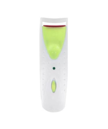 Portable curl mini electric eyelash curling eyelash holder heating and shaping curling eyelash curler Green Green Pink