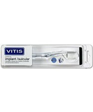 VITIS implant sulcus/sulcular toothbrush 1 pc Toothbrush by Vitis
