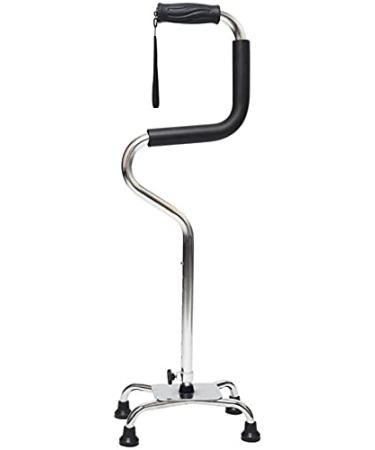 Old Man Walking Stick Cane Four Feet Mu Turning Non-Slip Elderly Crutches Lightweight Folding Adjustable Aid Elegant Vit A