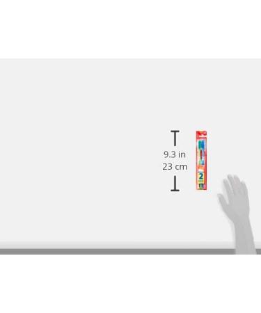 Colgate Double Action Toothbrush 2-Pack - Colgate Spazzolino (21g) | International Shipping Available - Buy Online on GoSupps.com