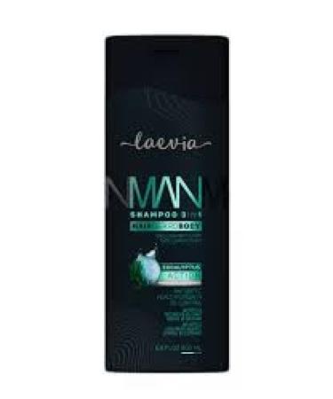G n rique Salvatore Laevia 3 in 1 Eucalyptus Man Shampoo 200 ml