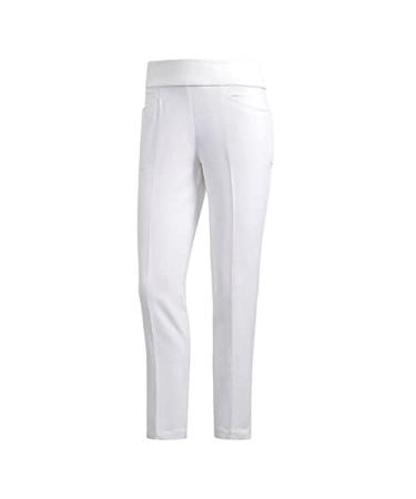 adidas Women's Pull-on Ankle Golf Pant White Small
