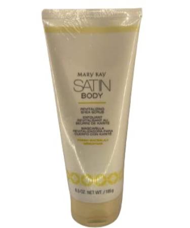 ISS Satin Body Revitalizing Shea Scrub Exfoliant Fresh Waterlily 6.5OZ / 185G