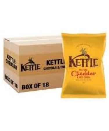  Wowboxme Kettle Crisps 18 x 40g (mature cheddar and red onion) - Buy Online on GoSupps.com