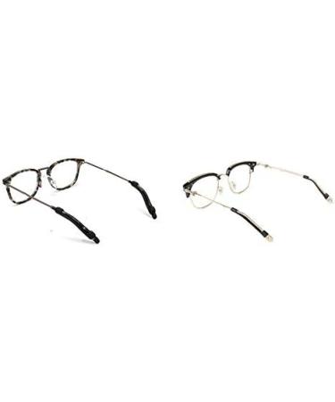 Soft Silicone Eyeglass Holder - Non-Slip & Comfortable Elastic Straps for Reading Glasses - 4 Pairs in Black - International Shipping Available - Buy Online on GoSupps.com