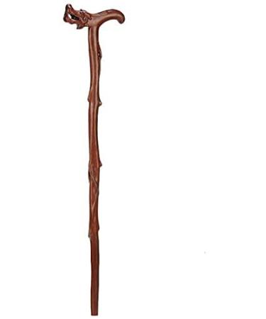 Canes Cane Elderly Crutches Solid Wood Walking Stick Fine Carving Faucet Handle Implied Auspicious Elderly Supplies Walker 92 cm Long Can be truncated as Needed Decorate Lucky Star