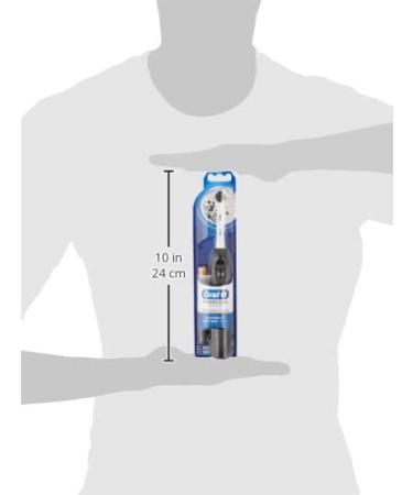 Oral-B Pro 100 Charcoal Electric Toothbrush (Pack of 2) - Battery Powered Black | International Shipping Available - Buy Online on GoSupps.com