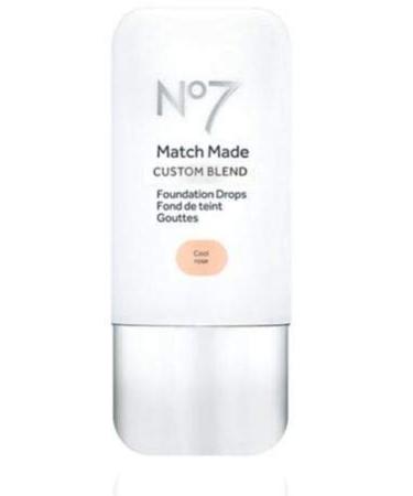 Exclusive New No7 Match Made CUSTOM BLEND Foundation Drops (SOLD BY PENTA0601) (Cool Rose)