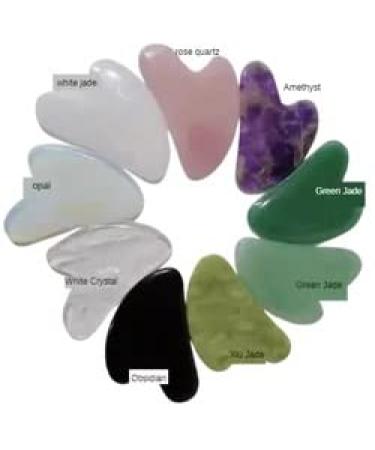 Natural Rose Quartz Gua Sha & Jade Roller - Anti-Aging Facial Massage Tool for Radiant Skin - Buy Online on GoSupps.com