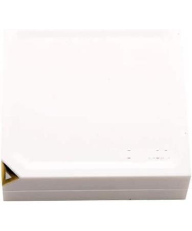 Optometry lens container contact lens container box magnetic buckle contact lens box portable care box contact lens box girl simple personality (color: red: red) (color: bianco