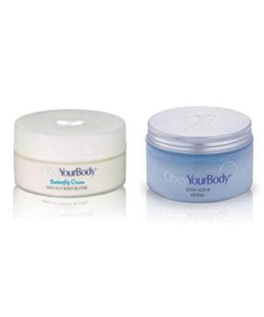 Obey Your Body Shea Nut Butter and Body Scrub (Salt Scrub) Ocean