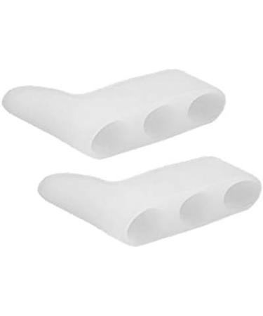 Greatangle UK Silicone Toe Separator - 3-Hole Small Toe Varus Correction for Overlapping Toes - Foot Care for Men & Women - Buy Online on GoSupps.com
