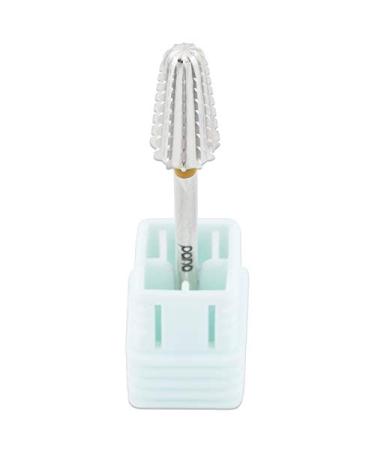 PANA 2-Way Volcano Carbide Bit 3/32 Shank - Silver 2X Coarse Grit | Dual Rotate Nail Drill Bit for Acrylic & Gel Nails - Manicure Pedicure Tool - Buy Online on GoSupps.com