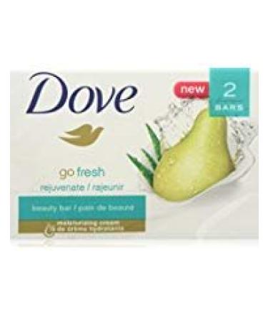 Dove Go Fresh Beauty Bar Pear and Aloe Vera 2 Count - Buy Online on GoSupps.com