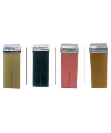 Professional Roll On Waxes Trial Pack (5 Pack) Hair Removal Wax Cartridge Azulene Honey Banana & Pink Depilatory Wax Roller