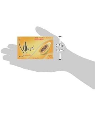 Silka Whitening Herbal Papaya Soap with Vitamin E - Brighten Skin Naturally - Buy Online on GoSupps.com