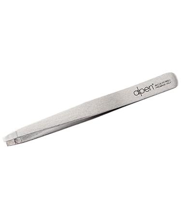 Alpen tweezers stainless steel slanted shape 10.0 cm