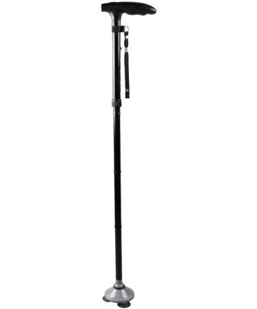 with LED Light Walking Canes Adjustable Light Aluminum Alloy Cane Ergonomics Grip Elderly Walker Non-Slip Crutches Crutches