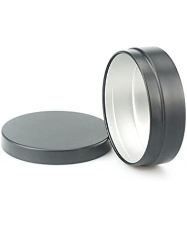 Zeoabsy 12-Pack 100ml Black Aluminum Tin Cans - Perfect for DIY Ointments Candles Cosmetics & Shaving Soap - Durable Stylish Storage Solutions - Buy Online on GoSupps.com