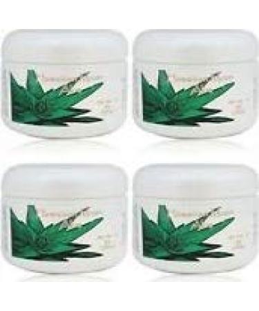 Hawaiian Moon Aloe Cream - 9 Oz Skin Care Jar - Pack of 4