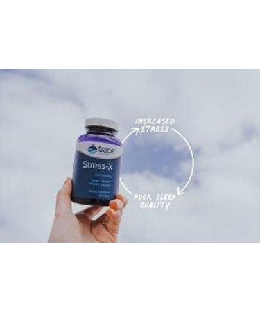 Trace Minerals Stress-X Tablets 120-Count - Natural Stress Relief Supplement - Buy Online on GoSupps.com
