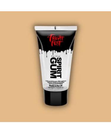 Fright Fest Mastix Spirit Gum Glue 50ml - Cosmetic Grade Adhesive for Prosthetics, Gems, Glitter Tattoos, Body, Hair, Wigs & Makeup Bonding - Buy Online on GoSupps.com