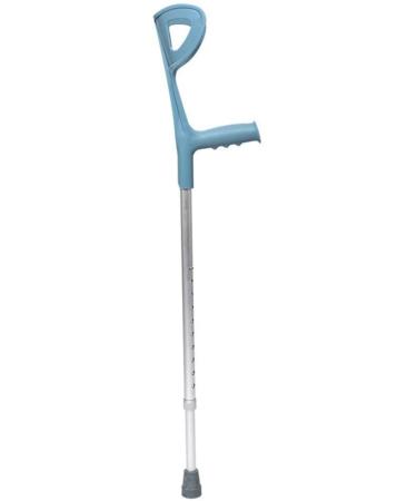 Forearm Crutches Adjustable Aluminum Forearm Crutch with Barrel - Lightweight Cuff Crutch - Adjustable Comfortable on The Wrist - Molded Dur