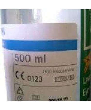 Buy 500 ml Eyewash Bottle with NaCl Solution - Shaped Eye Bowl & Dust Cover | Fast International Shipping - Buy Online on GoSupps.com