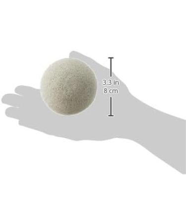 The Konjac Sponge Co The Elements Earth with Energising Tourmaline Cleansing and Exfoliating Facial Sponge - Buy Online on GoSupps.com
