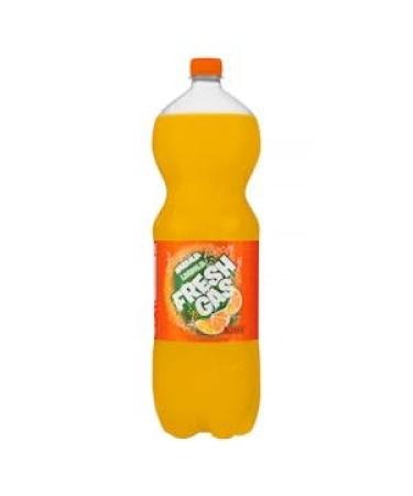 Rafra chissement orange Hacendado Fresh Gaz Bouteille 2 L Lot de 2