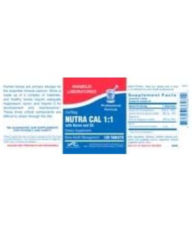 Nutra Cal 1 1 120 tabs - Essential Calcium Supplement for Optimal Health - Buy Online on GoSupps.com