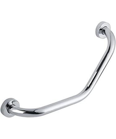 Handrail Bathroom Grab Bar Stainless Steel Arm Safety Handle with Curved Safe-Grip Showerfor The erly In The 17.52"