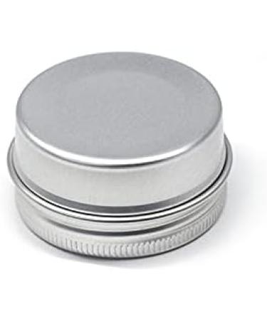 Basic Packing: 24 Silver Aluminum Screw Cap Cans - 30ml Round Cosmetic Containers with 35mm Stickers - Buy Online on GoSupps.com