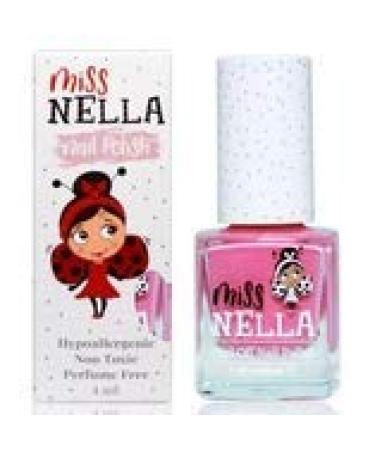 Miss Nella Pink A Boo Nail Polish for Girls Water Based Peel Off Formula