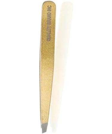 Stainless Steel Slant Tip Precision Tweezers for Eyebrow by Quality Brand Inc - Buy Online on GoSupps.com