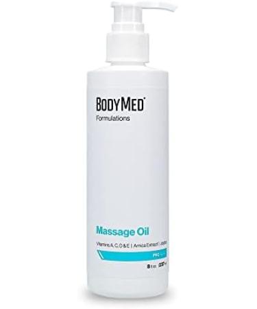 BodyMed Massage Oil 8 oz - Fragrance-Free All-Natural Arnica & Jojoba Oil Hypoallergenic Non-Staining Paraben Free - Ideal for Massage Therapy - Buy Online on GoSupps.com