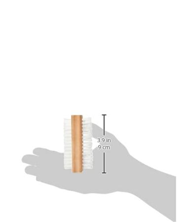 Double-Sided Wood Nail Brush | Premium Quality & Eco-Friendly - Ideal for Perfect Grooming - Buy Online on GoSupps.com