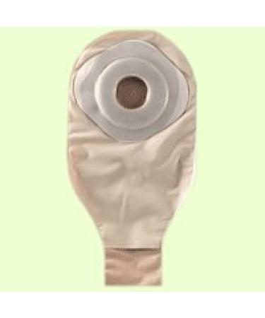 ConvaTec 125340 ActiveLife One-Piece Drainable Pouch with Pre-Cut Stomahesive Skin Barrier Tape Collar 12" Pouch with 1-Sided Comfort Panel Tail Clip Opaque 1-1/4" Stoma Opening Pack of 20