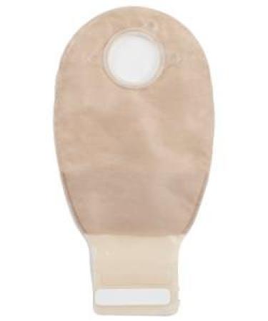 ConvaTec 416424 Natura 12" Drainable Pouch 1 Sided Comfort Panel Tail Closure Transparent 2-3/4" Flange Pack of 10