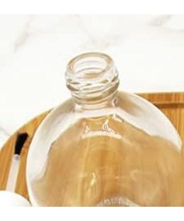 2PCS Large Capacity 75ml Transparent Glass Nail Polish Empty Bottles - Perfect for Cosmetics Separation and Bottling - Buy Online on GoSupps.com