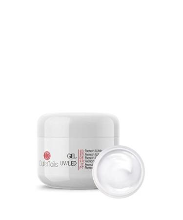 Gel French White UV/LED Nail 15 ml/Gel French White 15 ml/Gel White For French/Gel Nail Polish French White Intense 50 g