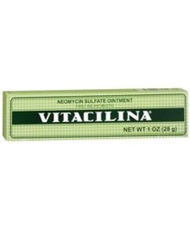 Vitacilina First Aid Antibiotic Ointment 1.0 oz. (Quantity of 6)