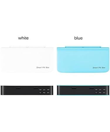 Automatic Pill Dispenser Zeerkeer Electronic Pill Timer-Reminder-Dispenser 5 Times a Day Electronic Timing Portable Daily Drug Storage Box Drug Organizer Case with Reminder Blue-2 - Buy Online on GoSupps.com