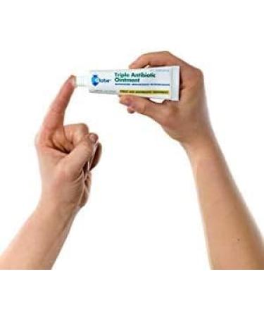 Globe Triple Antibiotic Ointment 1 oz (2-Pack) - 24-Hour Infection Protection for Minor Scrapes, Burns, and Cuts - Buy Online on GoSupps.com
