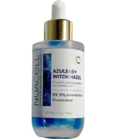 Nuacell | Azulene Chamomile Serum Powerful Soothing Serum with Withch Hazel | 99.9% 80 000ppm Guaiazulene with 70% Withch Hazel for Irritated Skin 1.69 fl.oz(50ml) Kbeauty Korea Aesthetic Winner